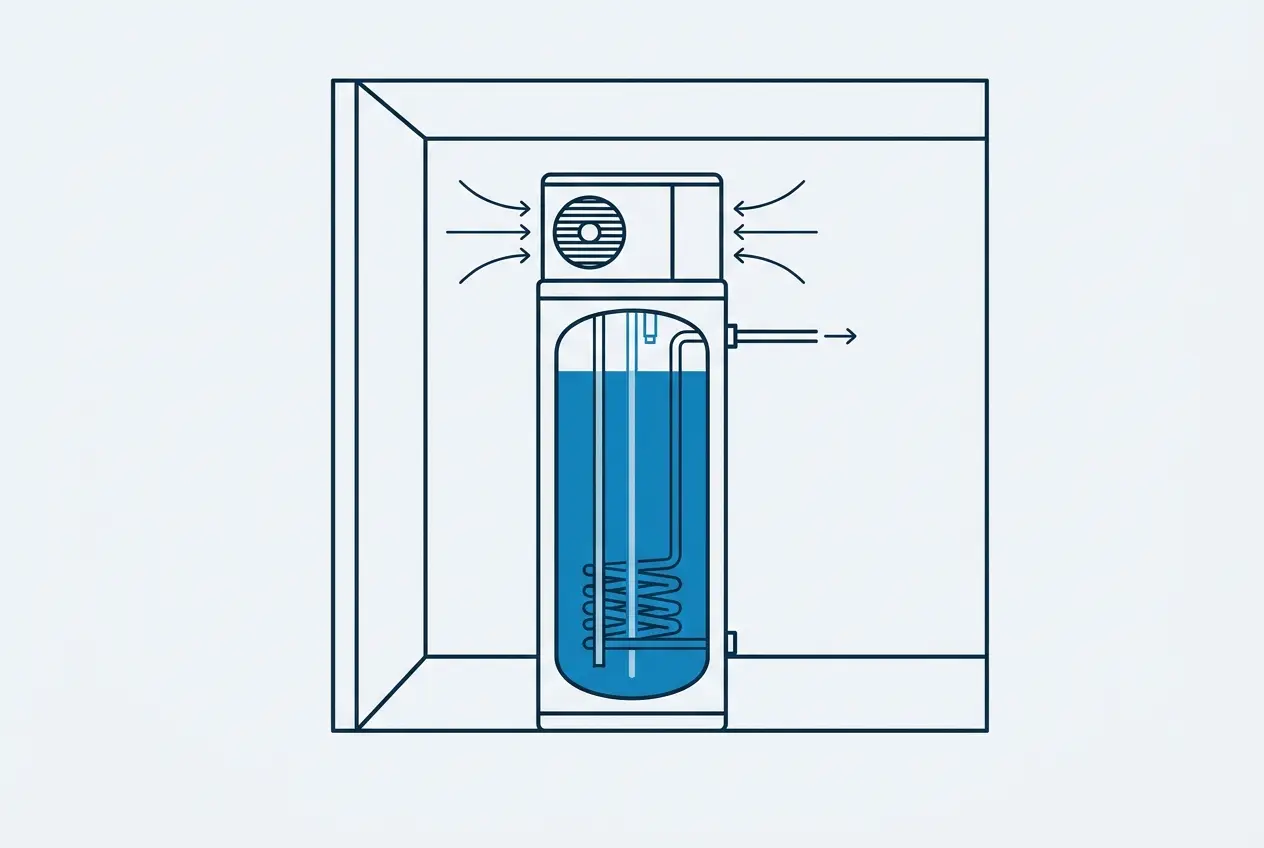 Technische Zeichnung: Brauchwasser